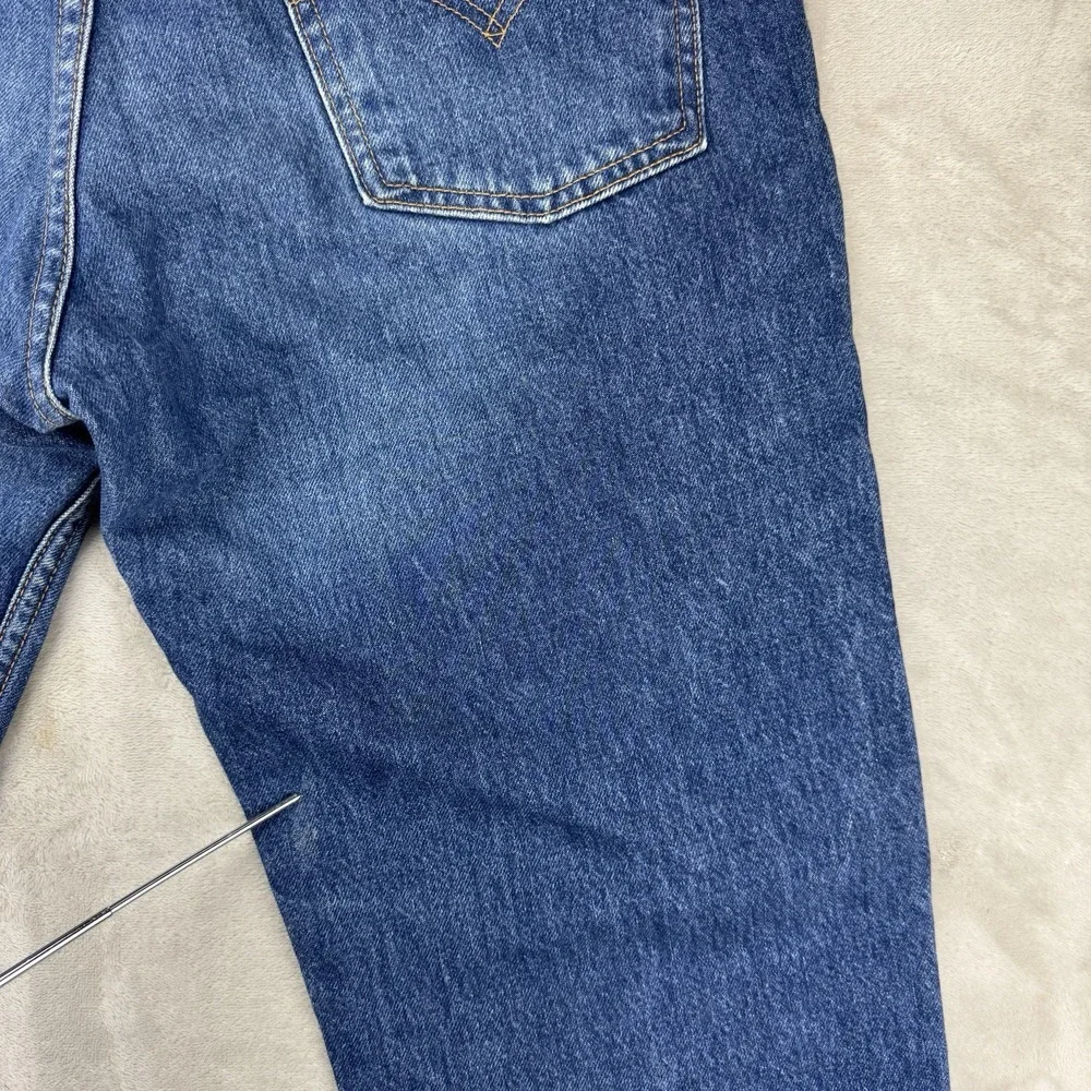 Vintage 1998 Levi's 607 Orange‎ Tab Jeans Mens 34x29 Japan Market Straight Leg